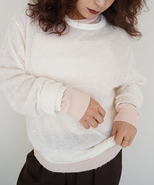 ニット セーター JERRYFISH SHEER MOHAIR KNIT PO レディース CREDONA ニット セーター JERRYFISH SHEER MOHAIR KNIT PO
