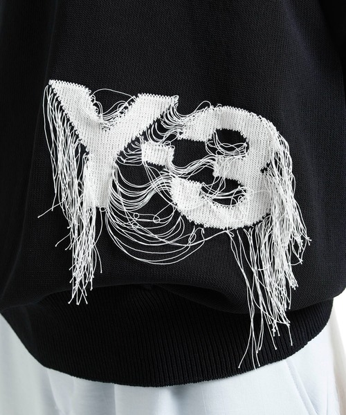 【Y-3】 Rib-knitセーターシャツ Y-3 セーター ニット KNIT CREW メンズ レディース : ZOZOTOWN