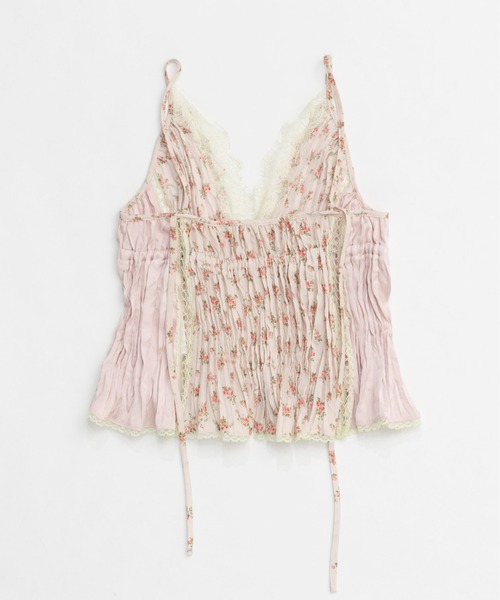 MAISON SPECIAL ブラウス シャツ Small Floral Pattern Washer