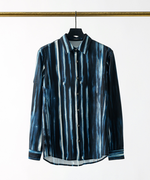 新品未使用　5351 POUR LES HOMMES ストレッチストライプシャツ 新品未使用 5351 POUR LES HOMMES ストレッチストライプシャツ