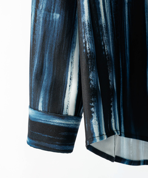 5351 POUR LES HOMMES シャツ 「25S/S」ブラッシュ ストライプ