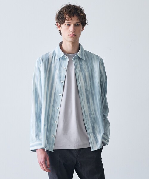 5351 POUR LES HOMMES シャツ 「25S/S」ブラッシュ ストライプ
