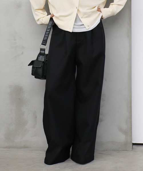 select MOCA（セレクトモカ） ワイドパンツ スラックス パンツ ルーズ