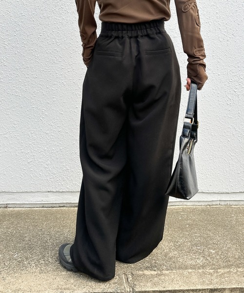 select MOCA（セレクトモカ） ワイドパンツ スラックス パンツ ルーズ