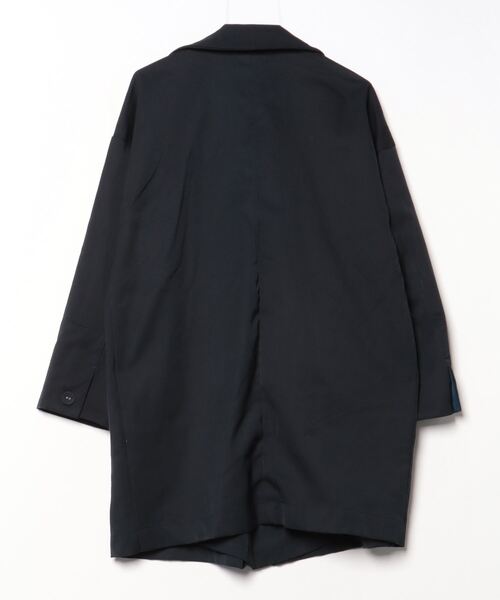 「POU DOU DOU」 チェスターコート M ネイビー レディース_画像2