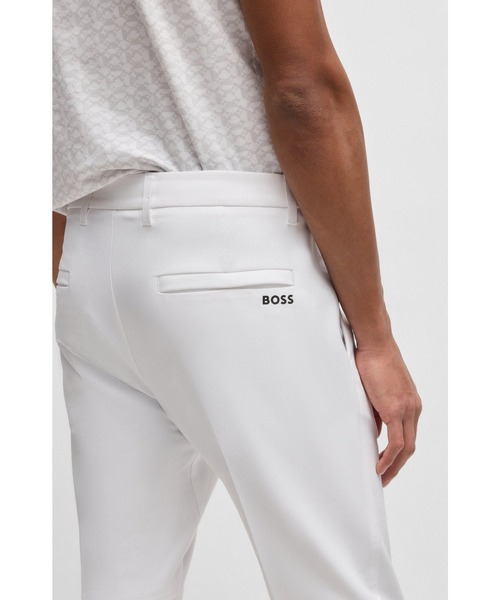 新品未使用　Hugo Boss メンズパンツ スリムフィット 50ホワイト BOSS（HUGO BOSS） パンツ スリムフィットパンツ はっ水