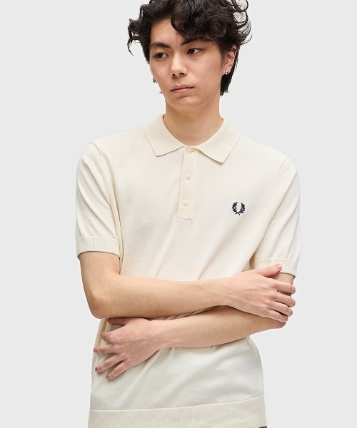 FRED PERRY メンズポロシャツ（色：オレンジ系）｜トップス