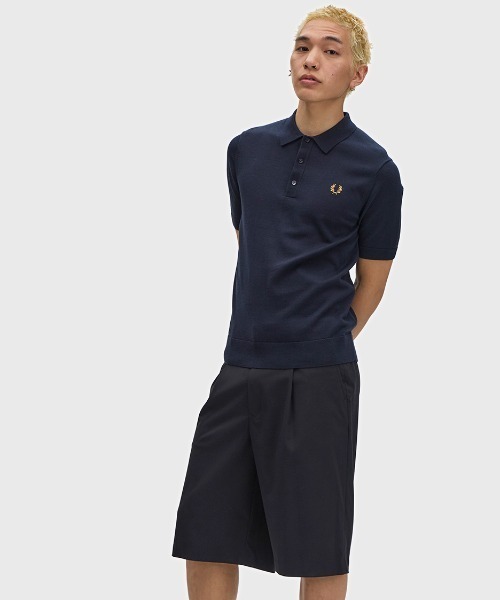 FRED PERRY（フレッドペリー） ポロシャツ 半袖 Cotton Knitted Polo