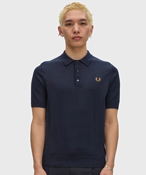 FRED PERRY（フレッドペリー） ポロシャツ 半袖 Cotton Knitted Polo
