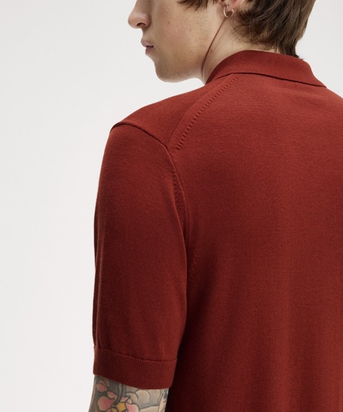 FRED PERRY（フレッドペリー） ポロシャツ 半袖 Cotton Knitted Polo