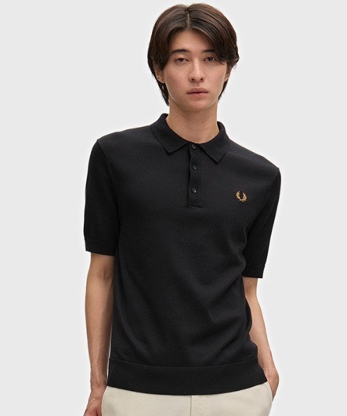 FRED PERRY（フレッドペリー） ポロシャツ 半袖 Cotton Knitted Polo