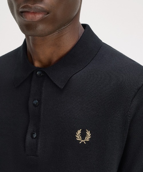 FRED PERRY（フレッドペリー） ポロシャツ 半袖 Cotton Knitted Polo