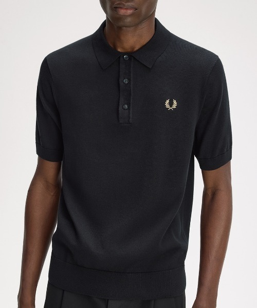 FRED PERRY（フレッドペリー） ポロシャツ 半袖 Cotton Knitted Polo