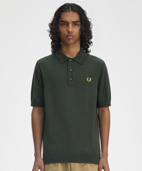 フレッドペリー ニットポロ FRED PERRY Knitted Polo FRED PERRYフレッドペリー／Knitted Poloニットポロ
