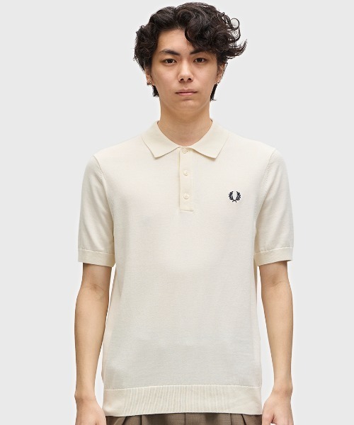 \"最終値下げ\"FRED PERRY ポロシャツ　ネイビー×ゴールド 値下中 FRED PERRY フレッドペリー ポロシャツ ネイビー