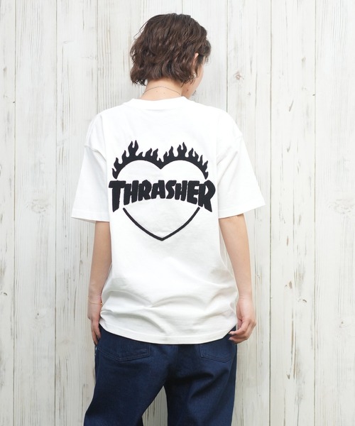 THRASHER（スラッシャー） tシャツ バーニングハートTシャツ