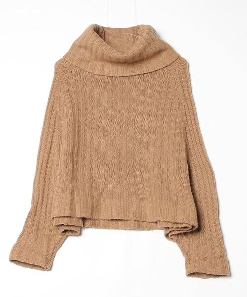 ドゥーズィエムクラス ミューズ ニット セーター ブラウン タートルネック Cropped タートルネック ニット（ニット／セーター）｜Deuxieme Classe