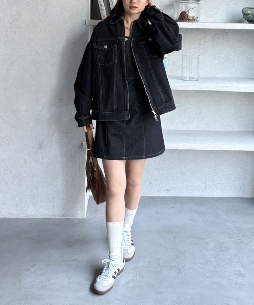 極美品★匿名即日【holiday＆holiday】フロントボタンデニムミニワンピ fit=scale-down,w=1200