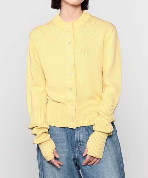 カーディガン THE SHINZONE | COTTON LONG RIB CARDIGAN WOMEN レディース