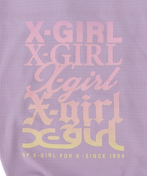 X-girl（エックスガール） 犬 服 X-girl/バリアスロゴメッシュタンク