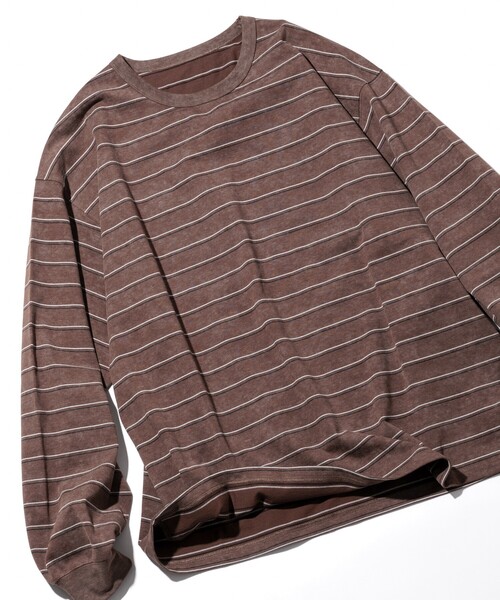 FREAK'S STORE tシャツ フェードプリント リバーシブル ボーダー
