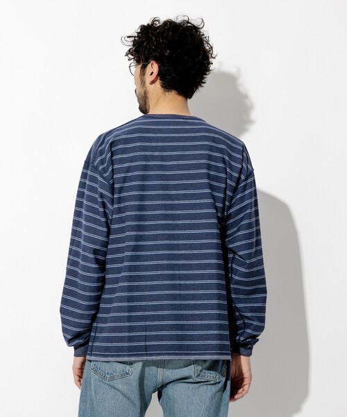 everyone ボーダーロングスリーブTシャツ everyone ボーダーロングスリーブTシャツ