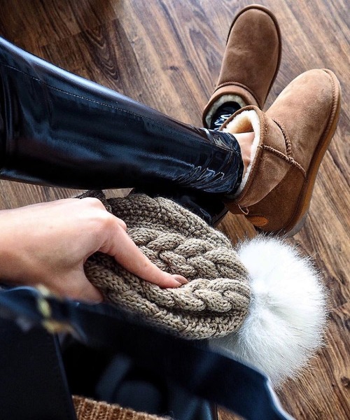 「EMU Australia」 ムートンブーツ 23.0cm ブラウン レディース_画像5