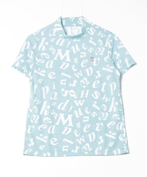 新品　Munsing Wear レディース　半袖モックネックシャツ Munsingwear セール 公式 マンシングウェア モックネック 半袖