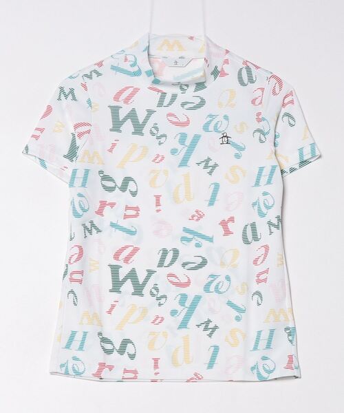新品　Munsing Wear レディース　半袖モックネックシャツ Munsingwear セール 公式 マンシングウェア モックネック 半袖