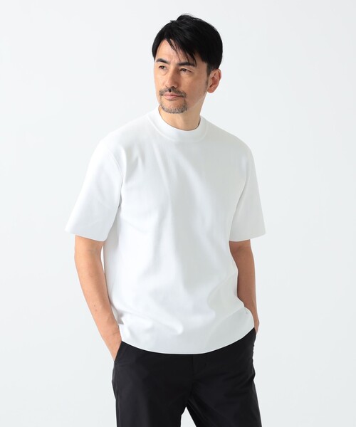 BEAMS GOLF tシャツ 「MEN」B.G.THREE / ALL-TIME モックネック ニット 
