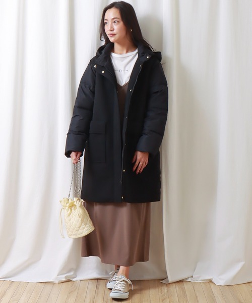 「libelle more」 コート M ブラック レディース_画像2