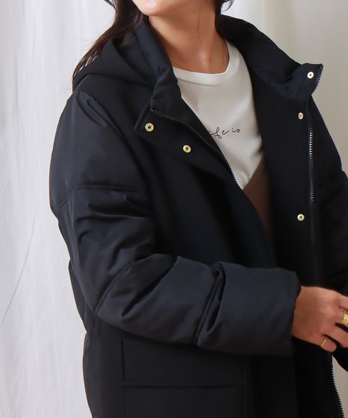 「libelle more」 コート M ブラック レディース_画像7