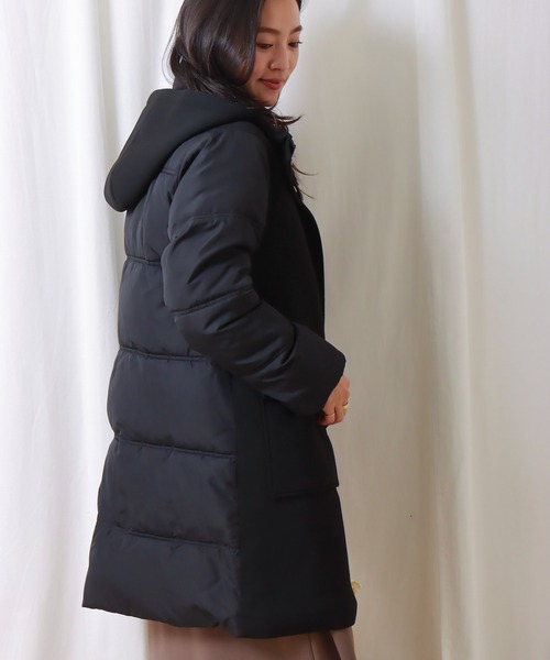 「libelle more」 コート M ブラック レディース_画像9