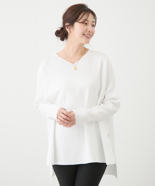 tシャツ ビッグシルエットニット レディース