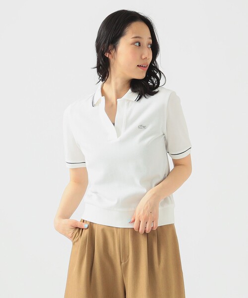 LACOSTE ポロシャツ ポロ / Vネック ポロシャツ（M〜L） レディース  