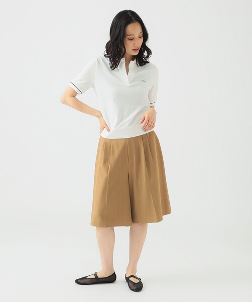ポロシャツ ポロ LACOSTE / Vネック ポロシャツ（M〜L） レディース LACOSTE ポロシャツ ポロ / Vネック ポロシャツ（M〜L