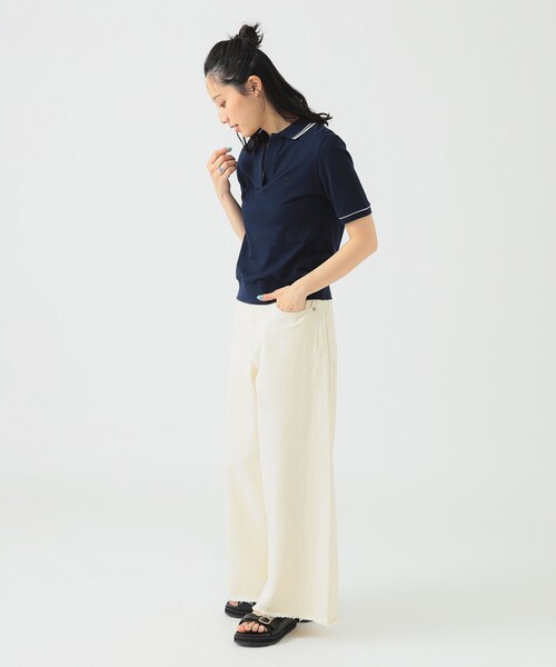 ラコステ♡ レディース ポロシャツ ホワイト サイズL LACOSTE / ラコステ （レディース） ポロシャツ（条件：ホワイト