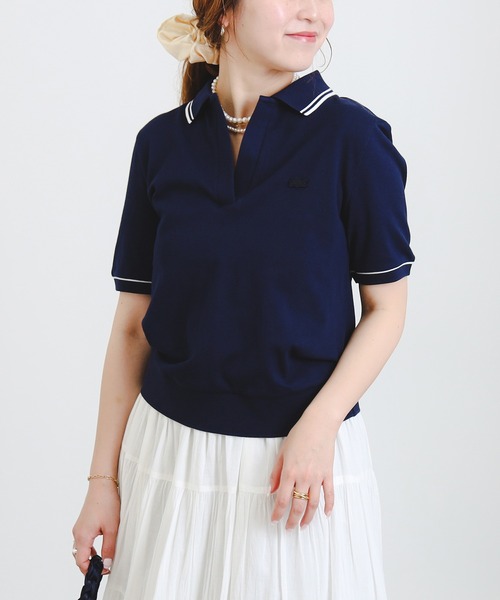 ポロシャツ ポロ 「3way」Halterneck Layered Polo