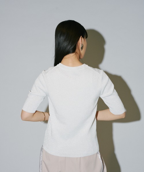 terrace tシャツ ラメニットプルオーバー レディース : ZOZOTOWN