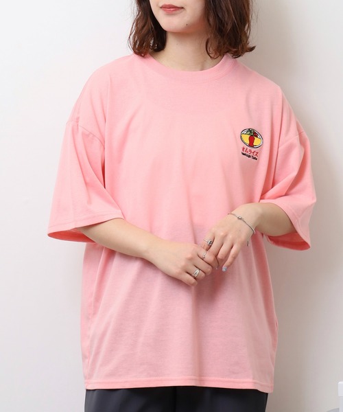 FUNALIVE tシャツ 純喫茶 刺繍ワイドTシャツ 吸水速乾 UVカット