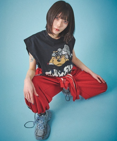 GALFY（ガルフィー） tシャツ 袖を忘れしT/ノースリーブTシャツ メンズ