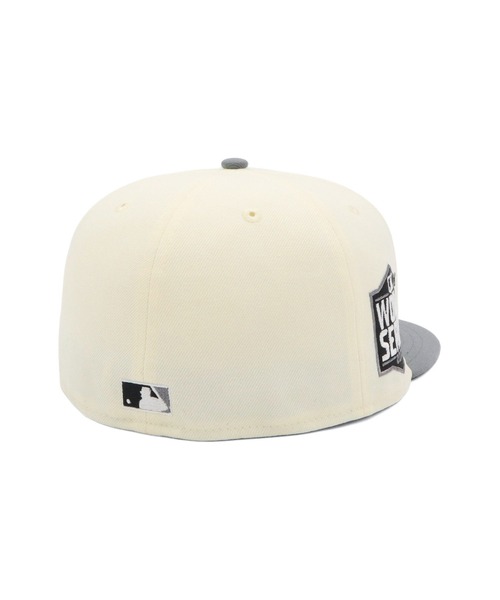 コラージュ★ニューエラ★59FIFTY サイズ キャップ OPTIC WHITE 59FIFTY MLB Jacquard ロサンゼルス・ドジャース グレー