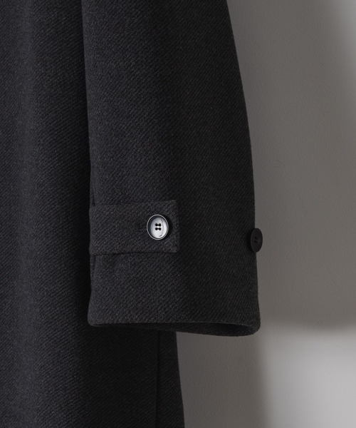 「Casper John」 ステンカラーコート X-SMALL ブラック メンズ_画像7