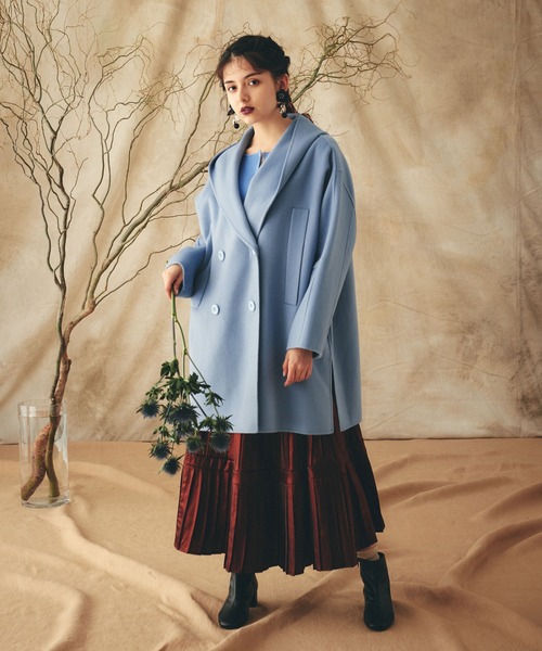 「LAYMEE」 ニットカーディガン FREE ブラック レディース_画像2