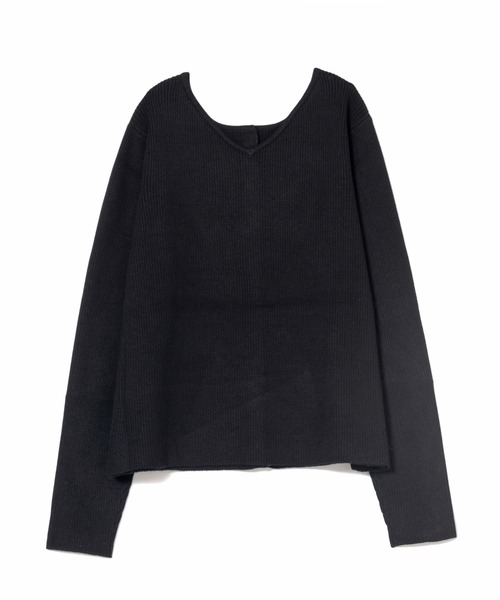 「LAYMEE」 ニットカーディガン FREE ブラック レディース_画像3