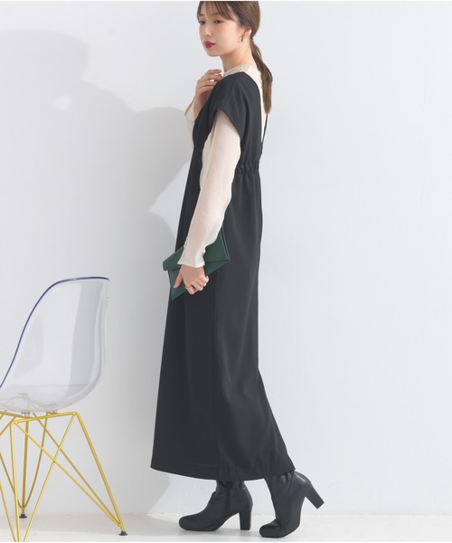 OandI（オーアンドアイ） ワンピース シアートップス＋Vライン