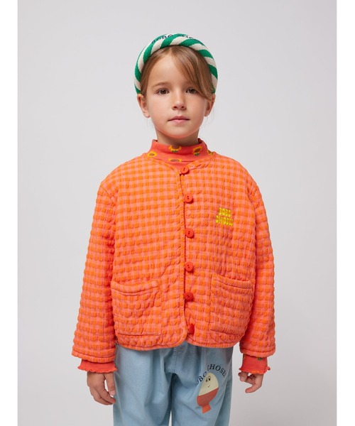 BOBO CHOSES（ボボショーズ） ノーカラージャケット アウター Vichy