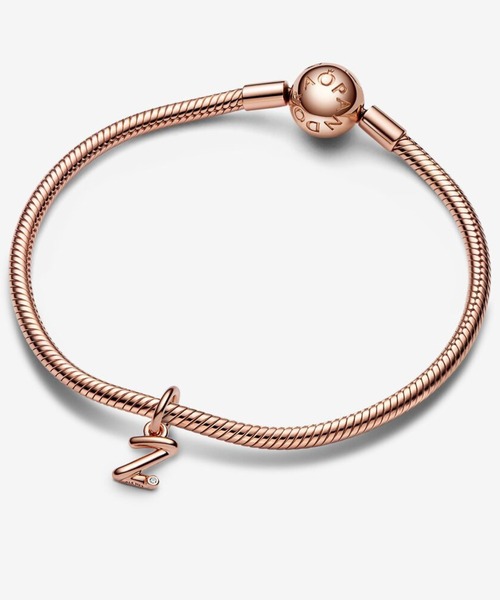 レア　お得　ゴールド　パンドラ　チャーム　PANDORA PANDORA パンドラ チャーム Sparkling & Polished Lines 14K