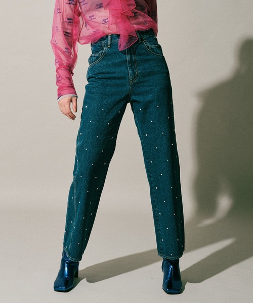 [MAISON SPECIAL] Denim брюки 38 голубой женский 