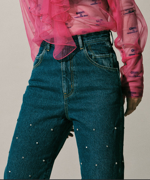 [MAISON SPECIAL] Denim брюки 38 голубой женский 